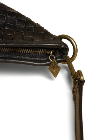 BRAIDED BLACK BAG