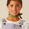 BLUE STRIPED DUNGAREES