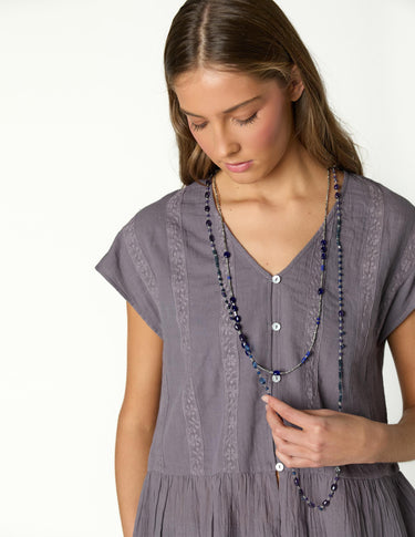 OVERCAST LACE V-NECK SHIRT