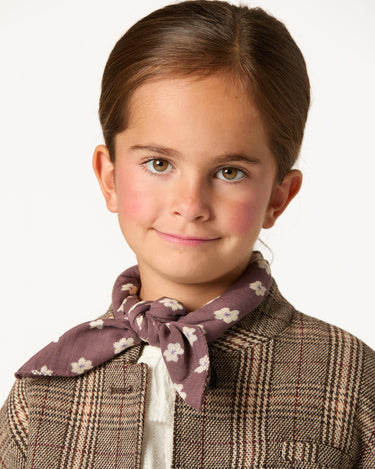 CHAQUETA CUELLO MAO CUADRO BARK