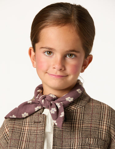 CHAQUETA CUELLO MAO CUADRO BARK