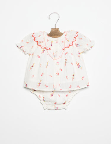 DOBBY PRINT SHIRT PINK