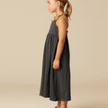 VESTIDO ALGODÓN ANTRACITA