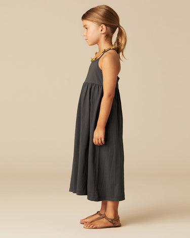 VESTIDO ALGODÓN ANTRACITA