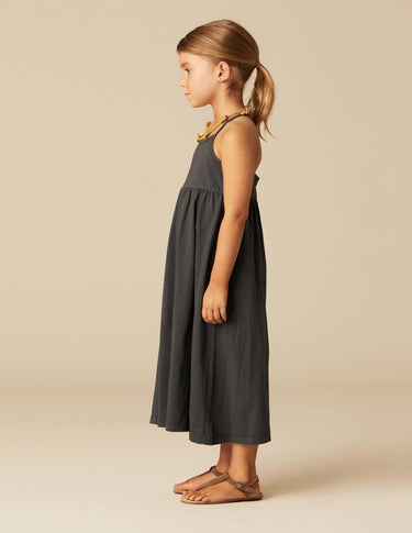 VESTIDO ALGODÓN ANTRACITA
