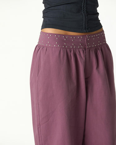 MORADO STUDDED HAREM PANTS