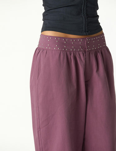 MORADO STUDDED HAREM PANTS