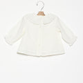 CAMISA CUELLO BEBE LACE ECRU