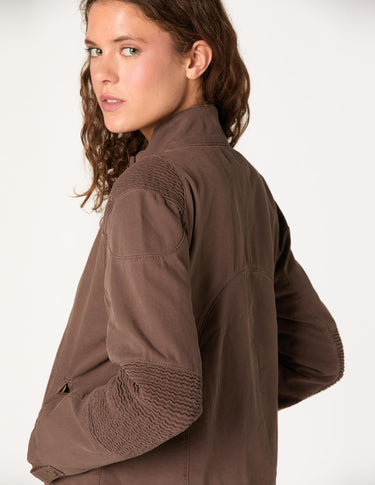 CHAQUETA CREMALLERA CHOCOLATE