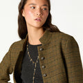 BLAZER AUSTRIACA CUADROS VERDE
