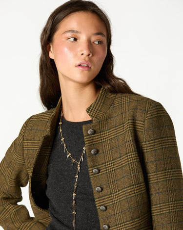 BLAZER AUSTRIACA CUADROS VERDE