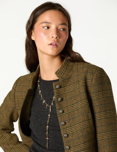 BLAZER AUSTRIACA CUADROS VERDE