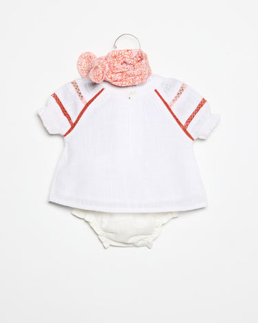 CAMISA MANGA PICOTING WHITE