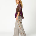 EMBROIDERED PONCHO