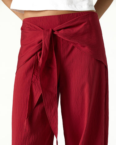 PANTALON BOMBACHO LAZADA ROJO