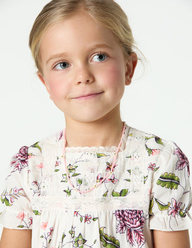 INDIAN PRINT CAPPUCCINO DRESS