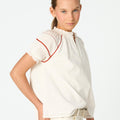 CAMISA MANGA PICOTING WHITE