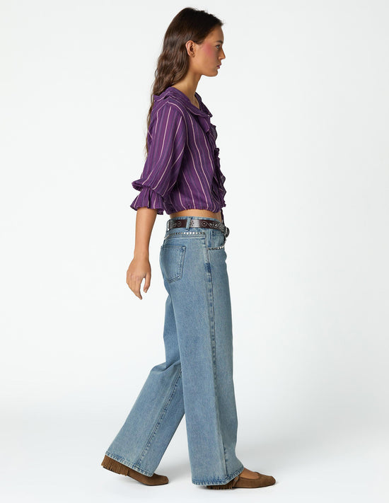 MULBERRY STRIPED SHIRT