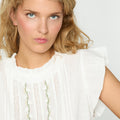 EMBROIDERED FLOWER SHIRT