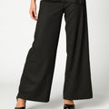 PANTALON CINTURILLA BOTONES RAYA ANTRACITA