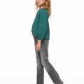 Pantalón campana gris