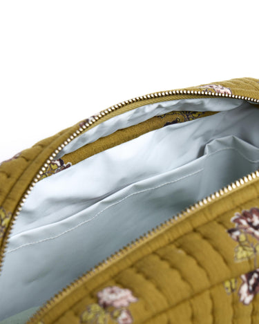 SMALL CURRY FLOWER TOILETRY BAG