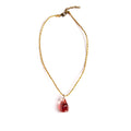 STRAWBERRY DROP NECKLACE