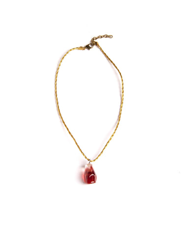 STRAWBERRY DROP NECKLACE
