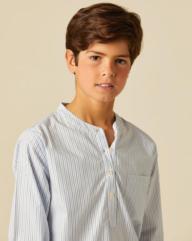 BLUE STRIPED SHIRT
