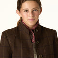 CHAQUETÓN CUADRO MARRÓN