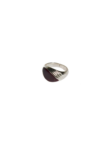 ANILLO PIEDRA DIAGONAL CHOCOLATE