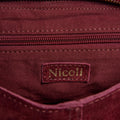 BOLSO SERRAJE ESPIGA BURGUNDY