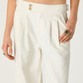 ECLU DENIM BUCKLE TROUSERS