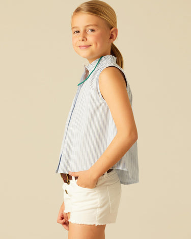 BLUE STRIPED SHIRT