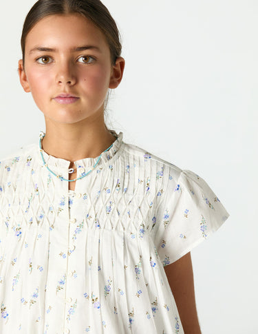 BLUE FLOWER SHIRT