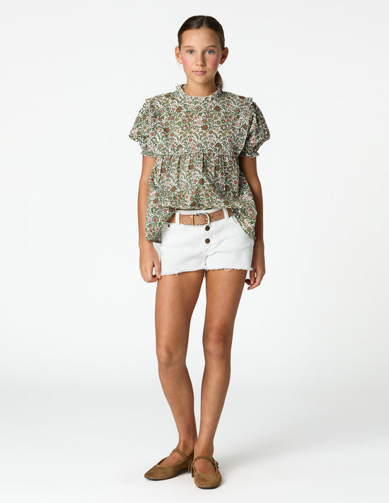 SHORT BOTONES BLANCO