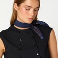 DOUBLE-BREASTED BLUE SHIRT