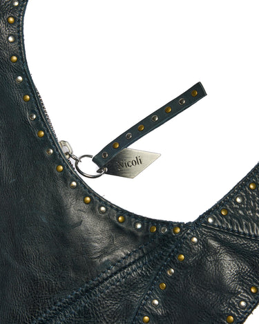 BOLSO MIX TACHAS BLUE