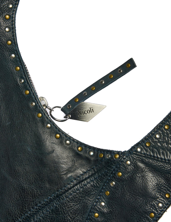 MIX STUDS BLUE BAG