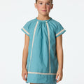 LACE STRAP DRESS POND