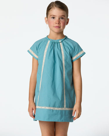 LACE STRAP DRESS POND