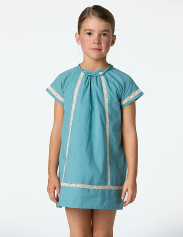 LACE STRAP DRESS POND