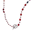 LONG NECKLACE BERRY STONES