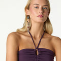 BITTERSWEET RUCHED HALTER TOP