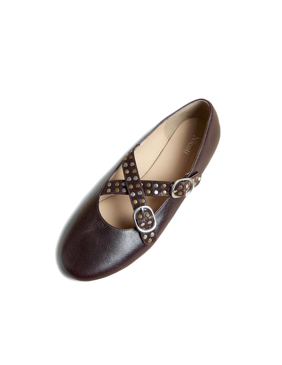 BAILARINA TACHAS MARRÓN