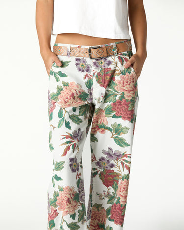 BOTANICAL PRINT TROUSERS