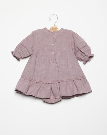 VESTIDO BORDADO FLOR SMOKE