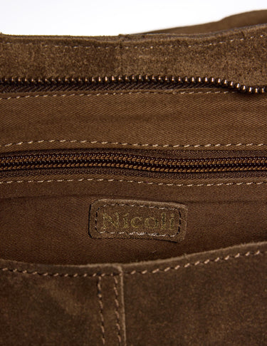 BOLSO SERRAJE ESPIGA MARRON