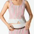 STRIPED CONTRAST TOP