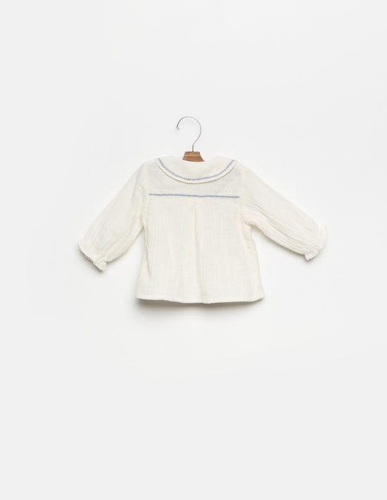 STARRY NIGHT HERRINGBONE LONG SLEEVE SHIRT